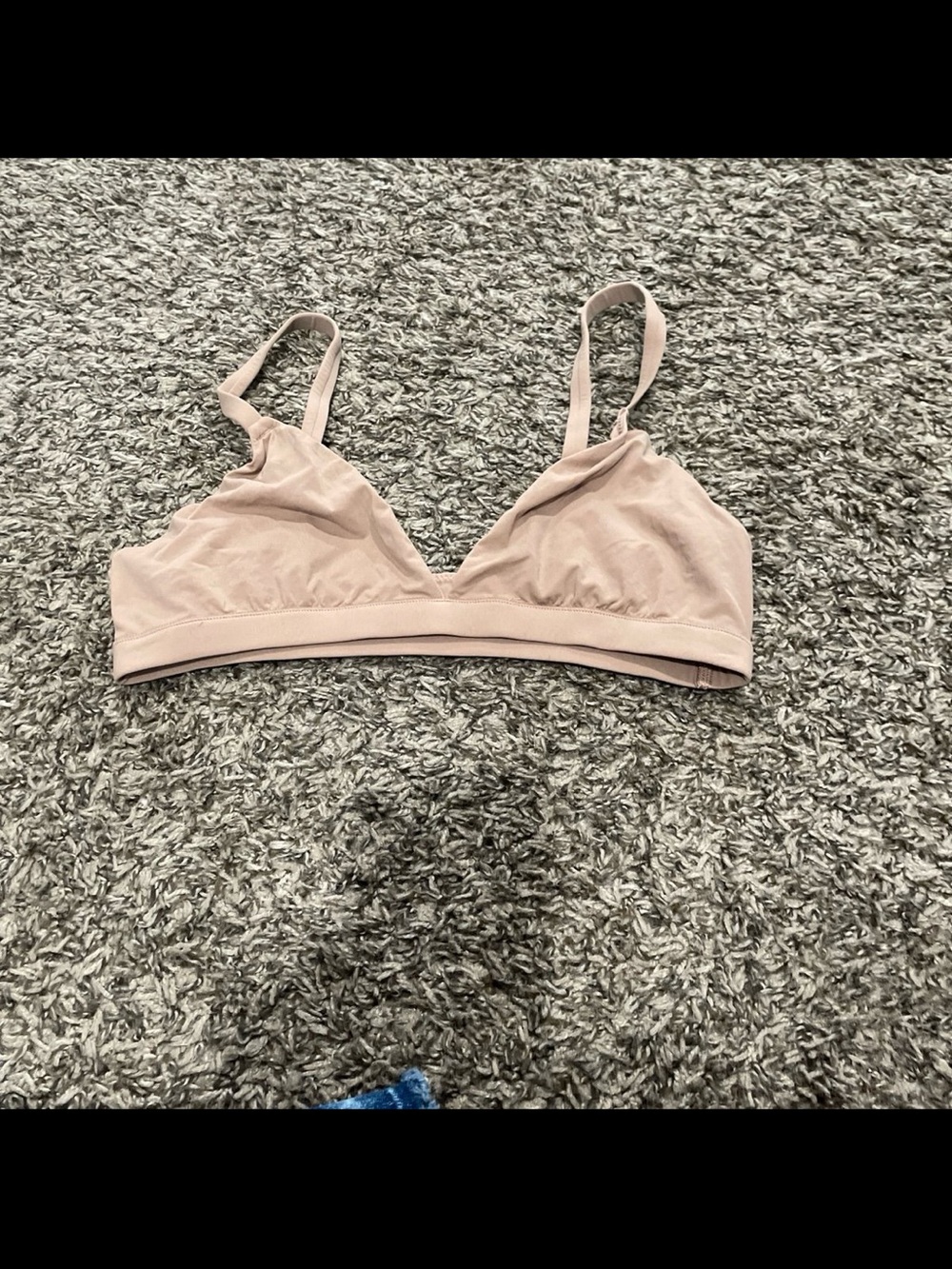 skims every day triangle bralette size medium